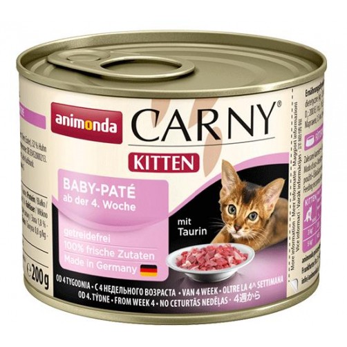 کنسرو پاته CARNY  مخصوص بچه گربه (1 تا 4 ماهه)/ 200 گرمی